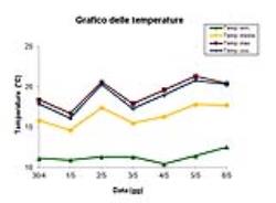 Grafico delle temperature